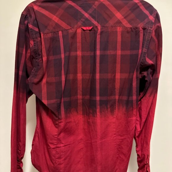 GUESS - Red/Black Button Down - Size X-Small - Picture 2 of 4